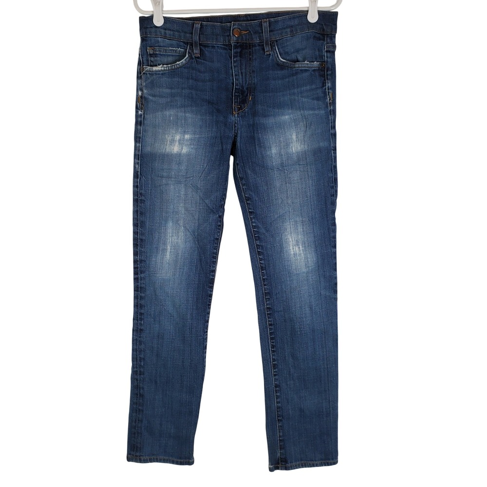 Joe's Jeans Women's Hunter Slim Fit Distressed Dark Wash Denim Jeans Size 30